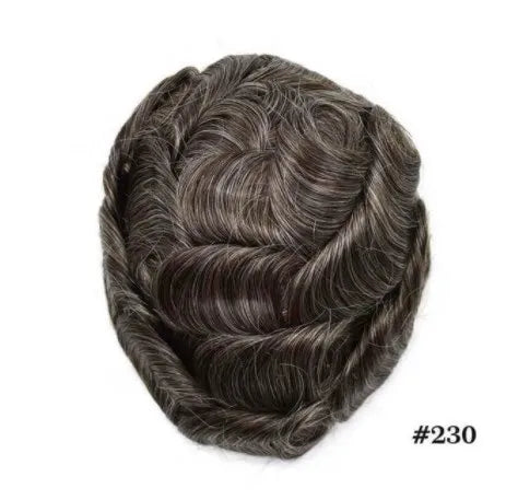 Swiss Lace Front Men Toupee Real Human Hair Wigs Lace PU Men's Capillary Prosthesis Durable Man Wig Natural Human System Toppers
