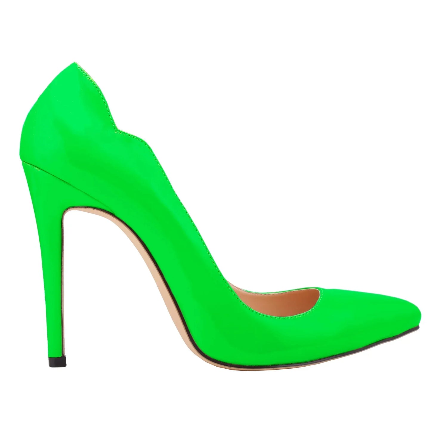Women Pumps Fashion Sexy 11cm High Heels Classic Pointed Toes Ship-on Stilettos Elegant Thin Heel Jazz Dance Dress Wedding Shoes
