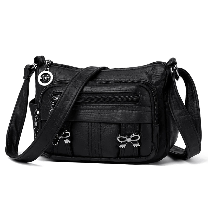Women Bag High Quality Woman's Soft PU Leather Shoulder Bags Multi-Layer Classic Crossbody Bag Luxury Designer Handbag and Purse