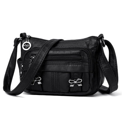 Women Bag High Quality Woman's Soft PU Leather Shoulder Bags Multi-Layer Classic Crossbody Bag Luxury Designer Handbag and Purse