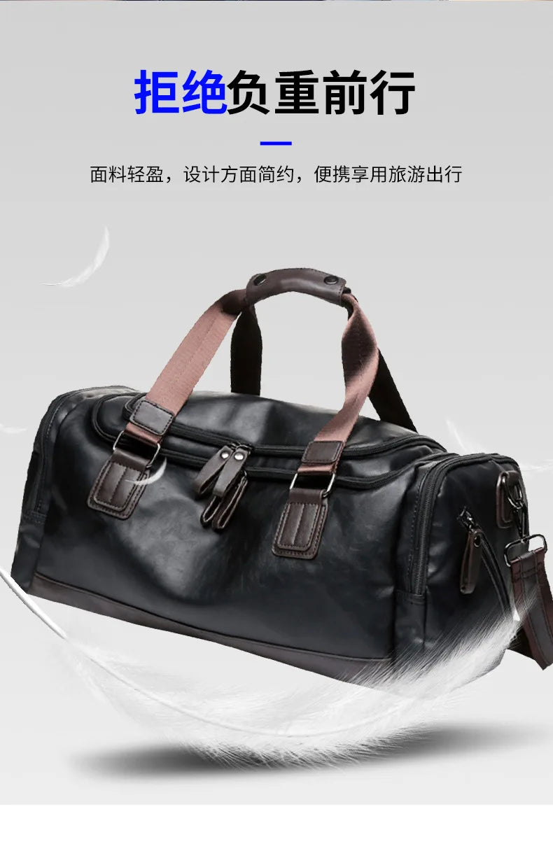 Tilorraine 2025 new men's travel bag, handbag, shoulder large capacity bag can hold shoes