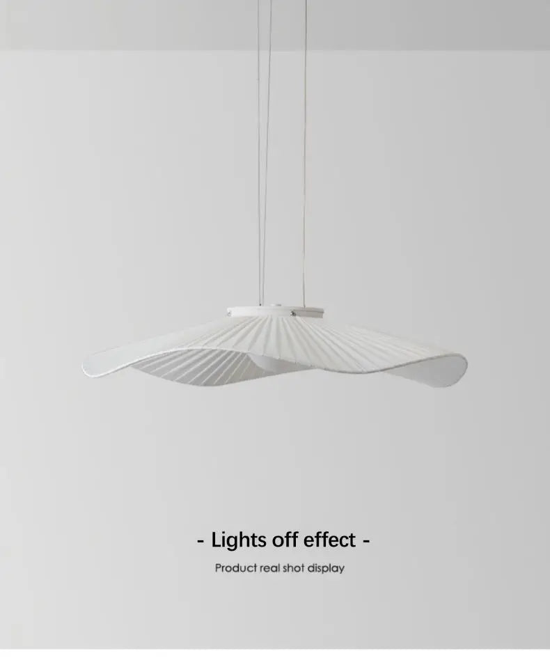 Nordic Modern Creative Restaurant Pendant Lamp Design Simple Lotus Leaf Hat Led Lights for Dining Living Room Bedroom Chandelier