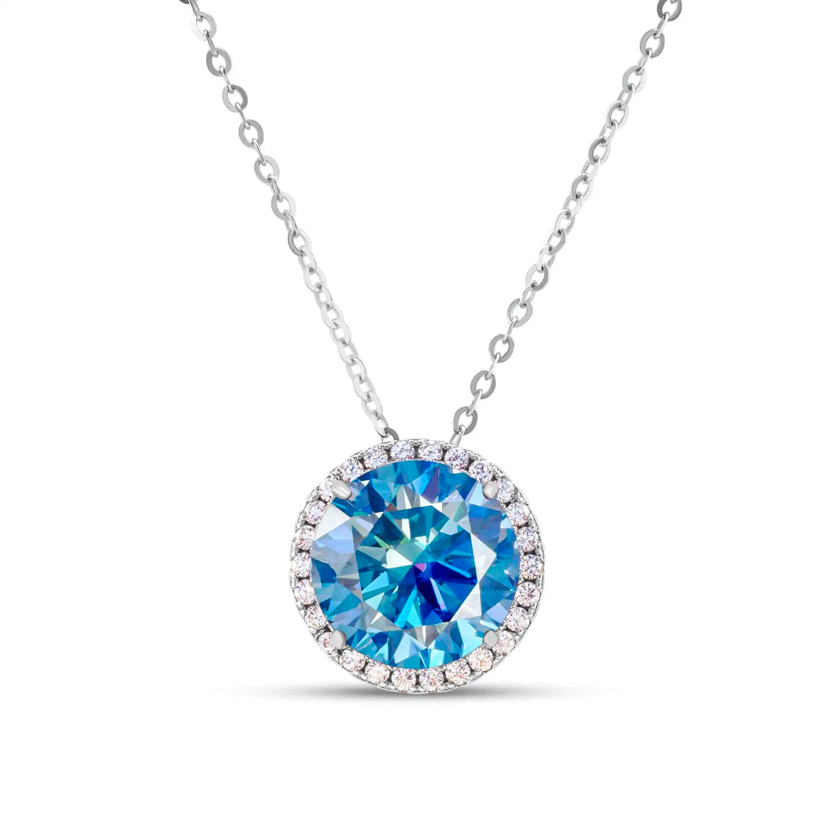 5CT D Color Moissanite Classic Pendant Necklace Fairy Necklace Real 925sterling Silver Women Fine Jewelry For Valentine's Party