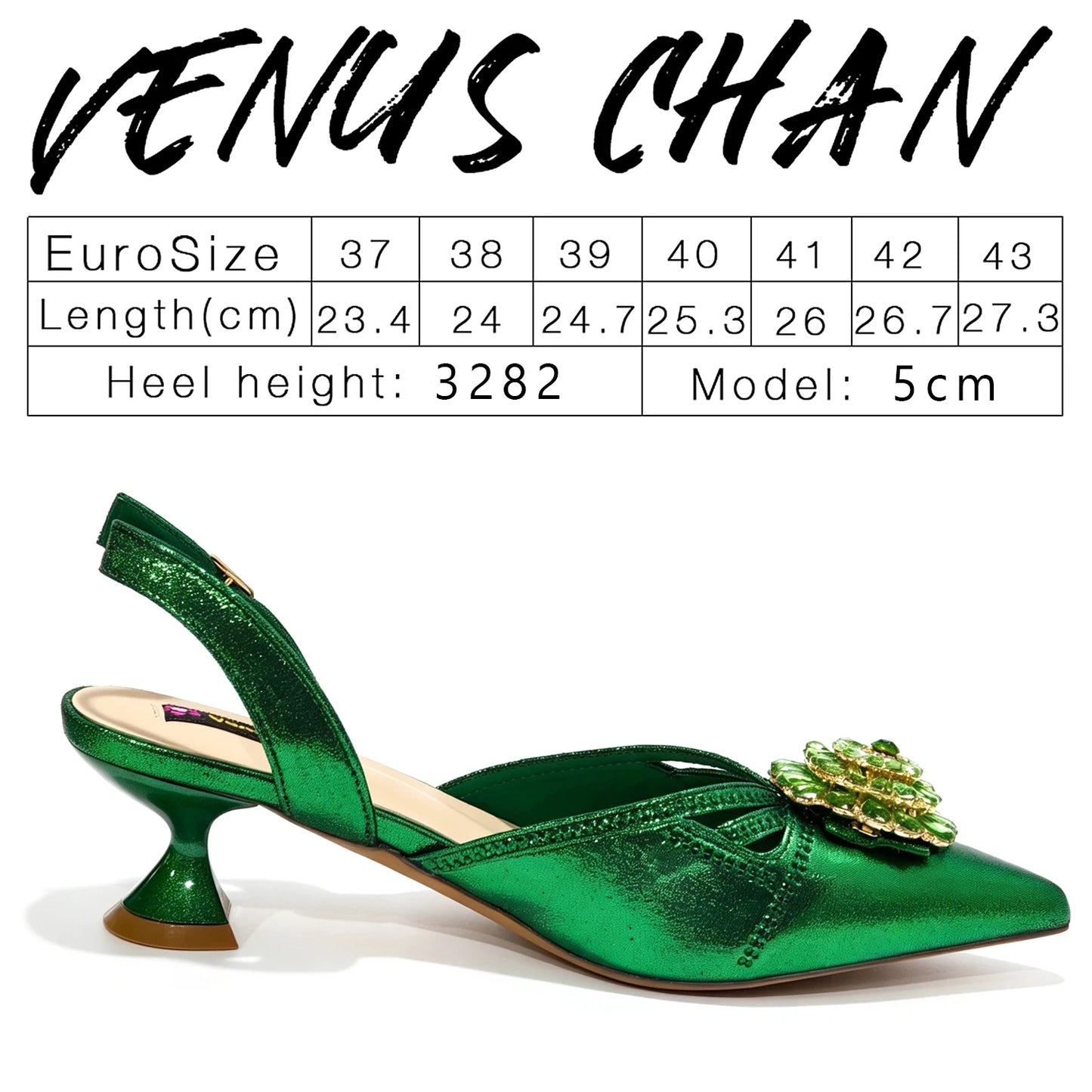 New Shoes and Bags Matching Set Nigerian Women Heel Party for Women green Colour Italian Design Wedding INS Design