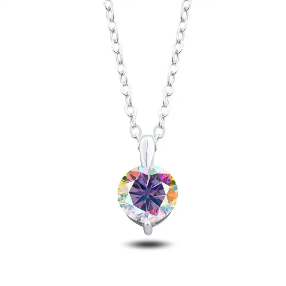 TY D VVS1 Moissanite Necklace Diamond Pandent 1-3ct GRA Certified s925 Sterling Silver 18k Necklaces for Women Dainty Gift