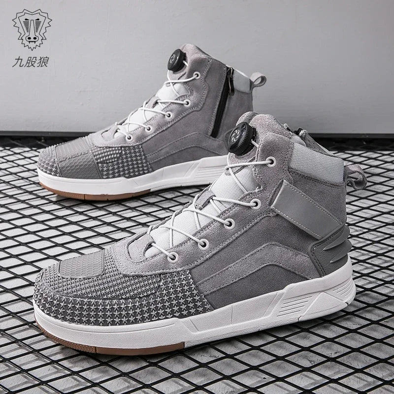 JG WOLVES Motorcycle Boots 2027 New Men Women Motorbike Riding Shoes Breathable Biker Boots Motorboats Motorcycle Shoes Bota