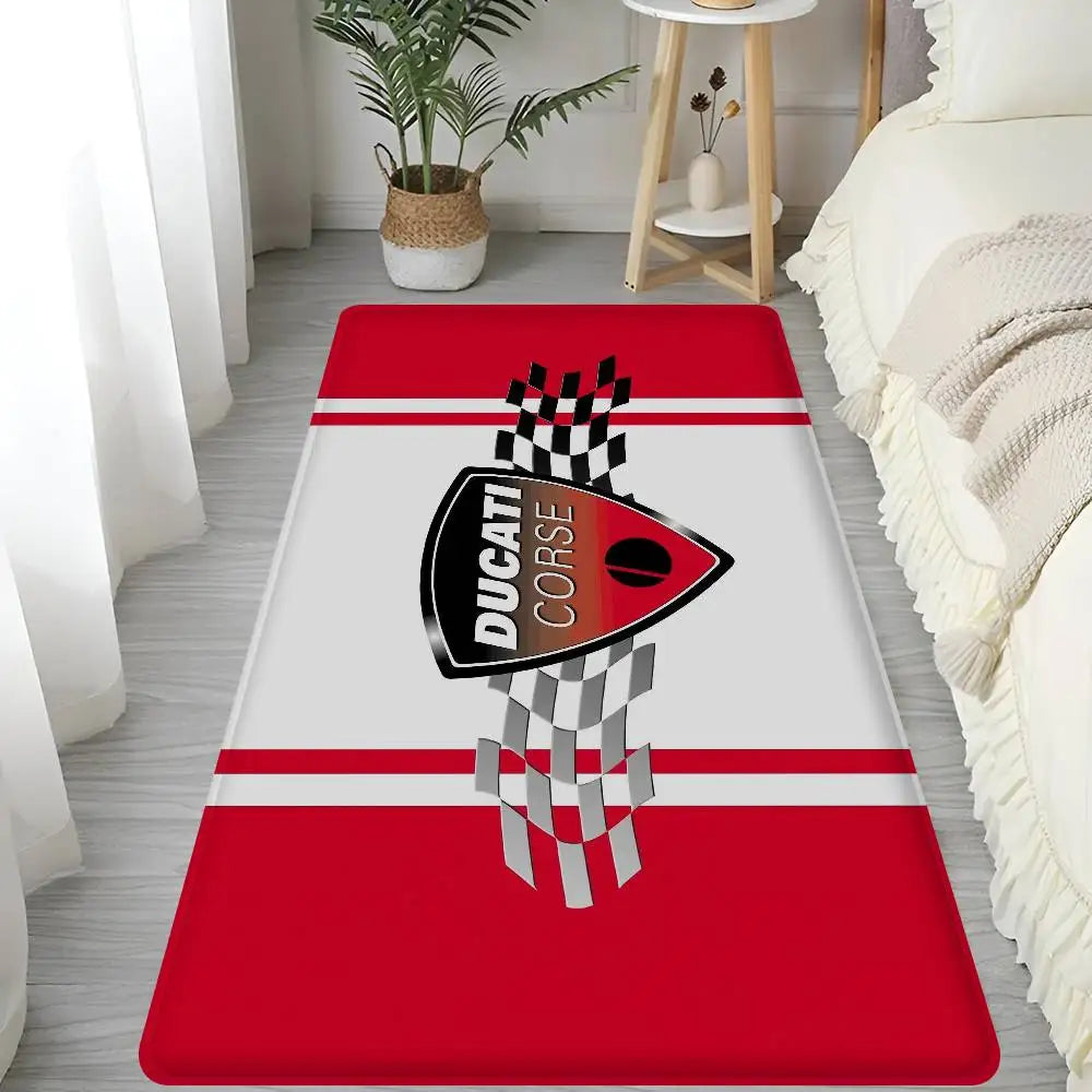 Motorcycle Racing D-Ducaties Floor Mat Rectangle Anti-slip Home Soft Badmat Front Door Indoor Outdoor Mat Welcome Doormat