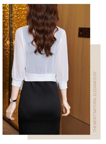 Chic Spring Summer Women Cardigan Sunscreen Chiffon Coat Shirt Vintage Thin Tops Short Jackets Design Shawl New