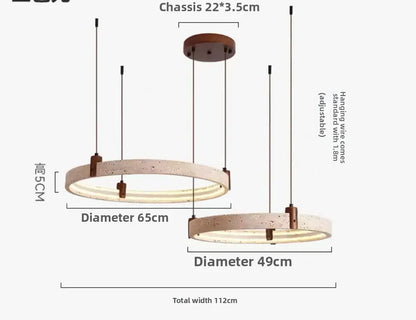 Artistic High-End Natural White Stone Dimming Function Wood Decoration Dining Room Living Room Exhibition Hall LED Modern