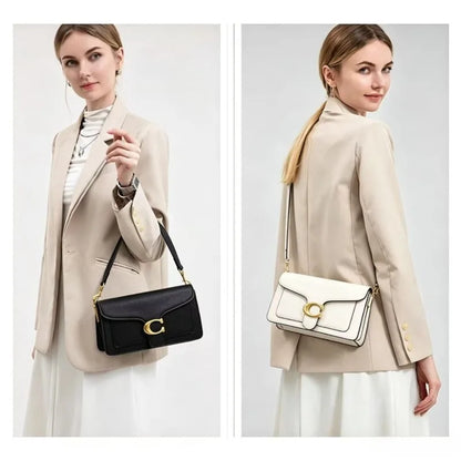 26 New Niche Bag Women's Premium Texture Solid Color Simple and Versatile Small Square & Commuter Multi-Compartment Shoulder Bag