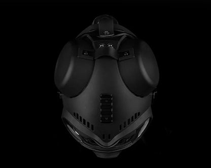 ATUBAN Tactical Dog Military Hunting Training K9 Helmet, Large Dog Patrol Dogs Sheepdog Pet Motorcycle Protective Helmet Goggles