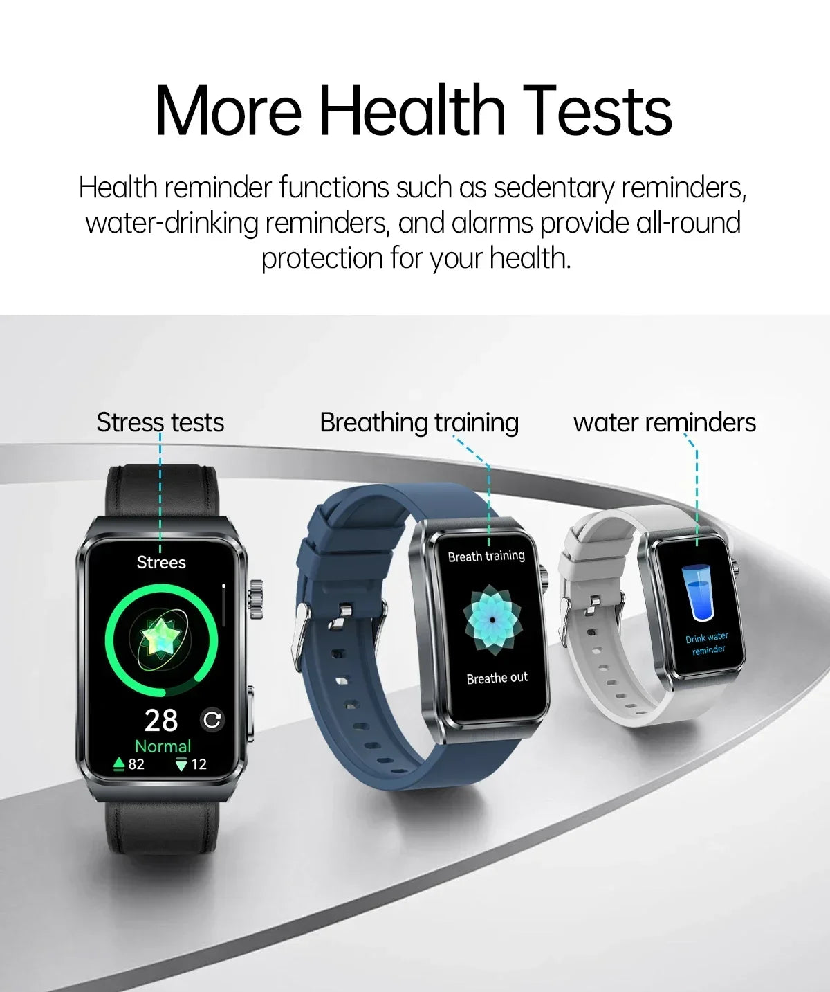 2025 New Nursing Grade ECG+PPG Pulse therapy Smartwatch Men Blood lipid Uric acid Bluetooth call Health Bracelet For Android iOS