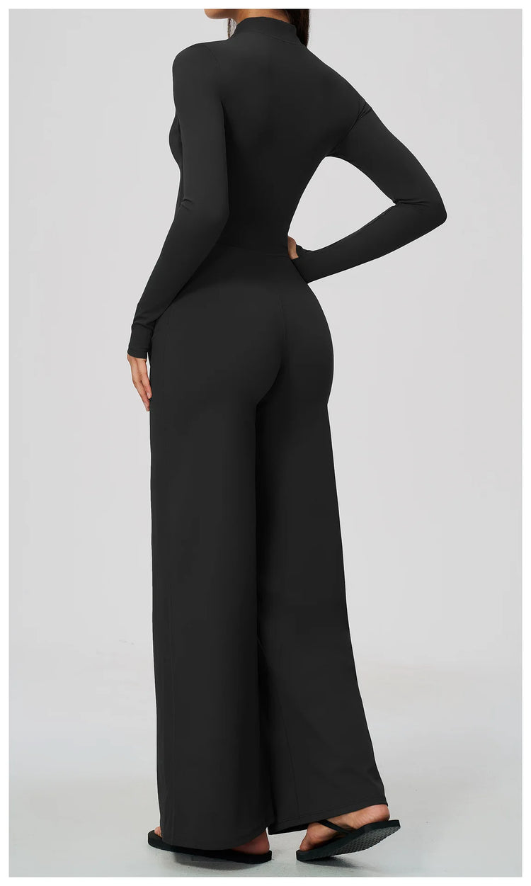 Summer Long Sleeve Yoga Suit Women's Tracksuits Gym Clothes Training Sportswear Fitness Sports Bodysuit Female Workout Overalls