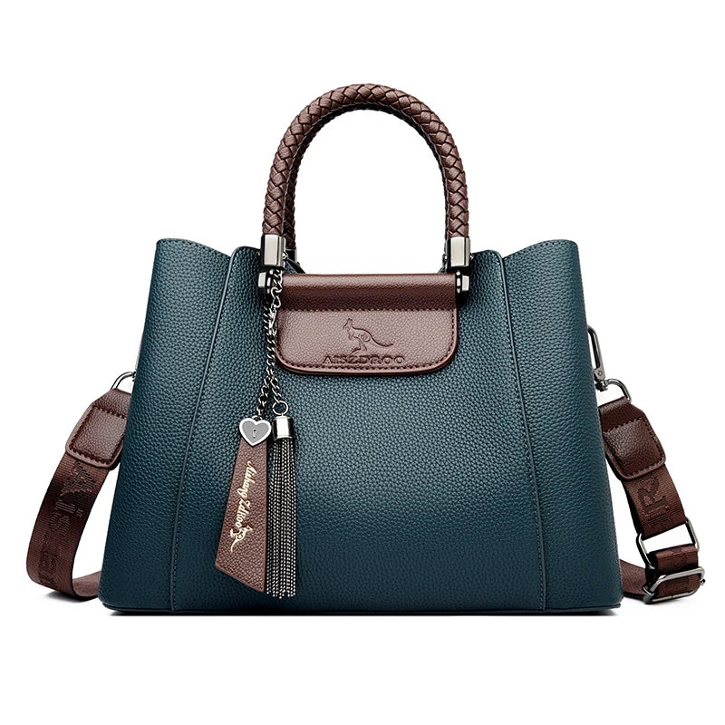 Designer Shoulder Hand Bags for Women Sac Woven Handle High Quality Leather Casual Tote Luxury Women Bags Handbag Crossbody Sac