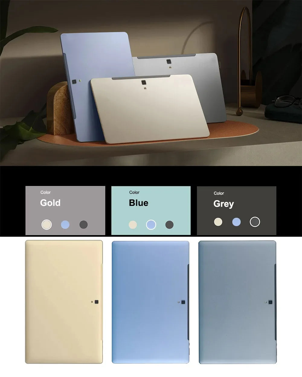 Global Version 14 Inch 1920x1080 IPS Big Screen Tablet PC Camera 12GB +256GB Android 14 планшет 2 IN 1 Tablets Android Laptop
