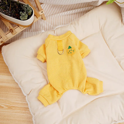 Dog Clothes Mesh Pajamas Jumpsuit Overalls For Small Dogs Chihuahua Shih Tzu Puppy All-In-One Tracksuit Pet Costume Bodysuit XXL