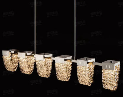 2025 New Home DecorationPendant Lights Luxury Crystal Living Room Chandelier Bedroom Pendant Lamp Ceiling Light  Indoor Lighting