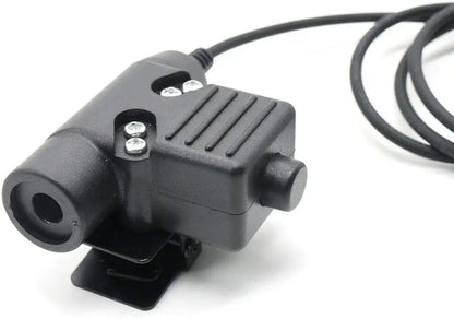 U94 PTT Military Adapter for Motorola, Earpiece, APX-6000, DP-3601, DGP-6150, Z113