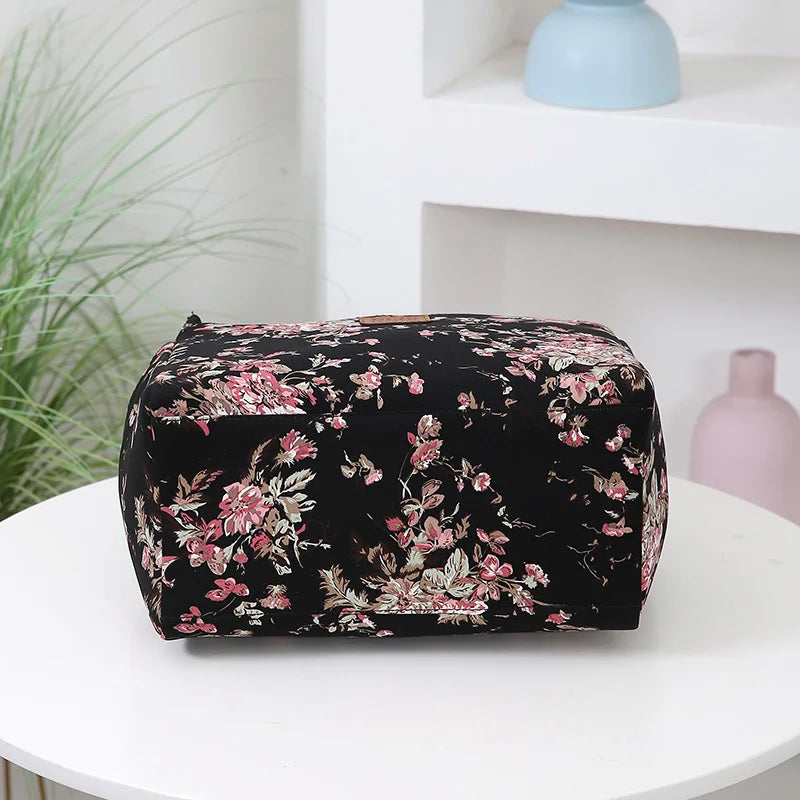 New Large Capacity Thickened Cloth Art Handbag Minimalist Work Lunch Box Storage Bag Suitable for Shopping Miscellaneous Uses