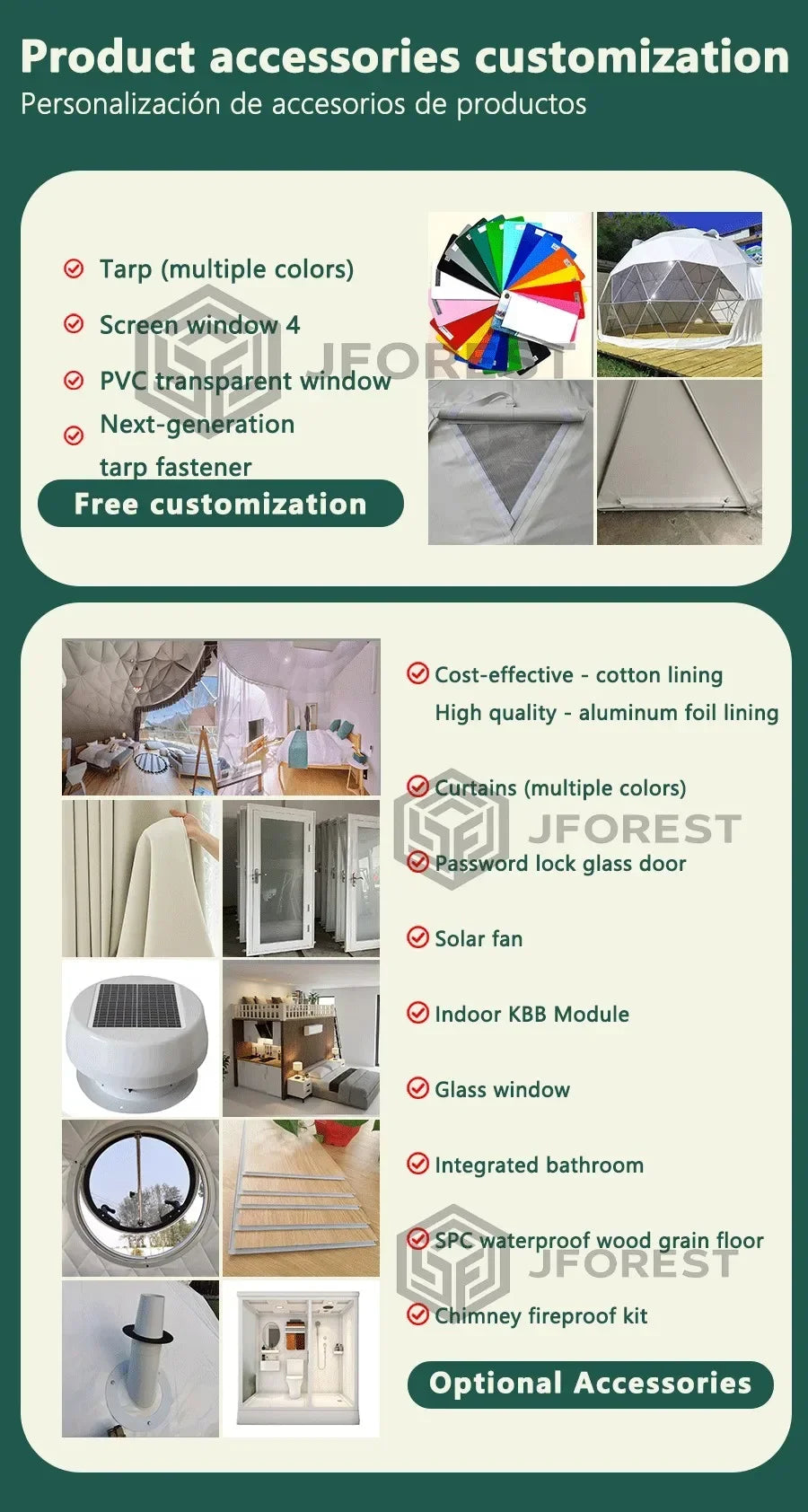 Premium Geodesic Dome Tent for Eco Resort Glamping Farm Stay Outdoor Accommodation Investment Project Business Solution Kit