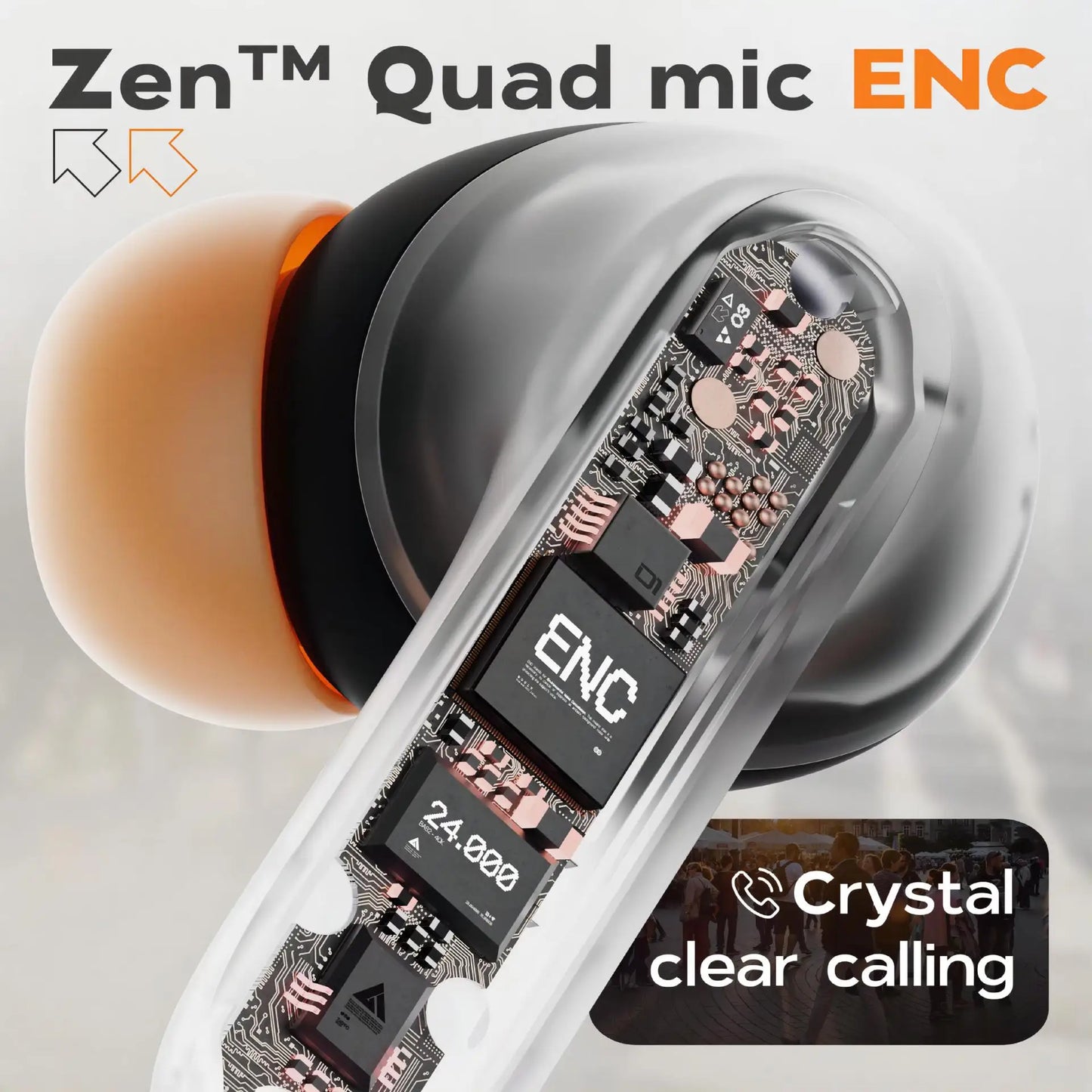 5.4 Bluetooth TWS Wireless Bluetooth Earphones Ultra-low Latency Dual Microphone ENC Noise Cancelling in Ear Bluetooth Earphones