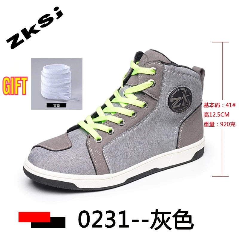 New Arrival Moto Boots Men Motobiker Shoes Motocross Boots Anti Fall Riding Boots for Road Racing Parkour Shoes Knight Equipment