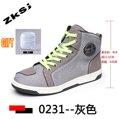 New Arrival Moto Boots Men Motobiker Shoes Motocross Boots Anti Fall Riding Boots for Road Racing Parkour Shoes Knight Equipment
