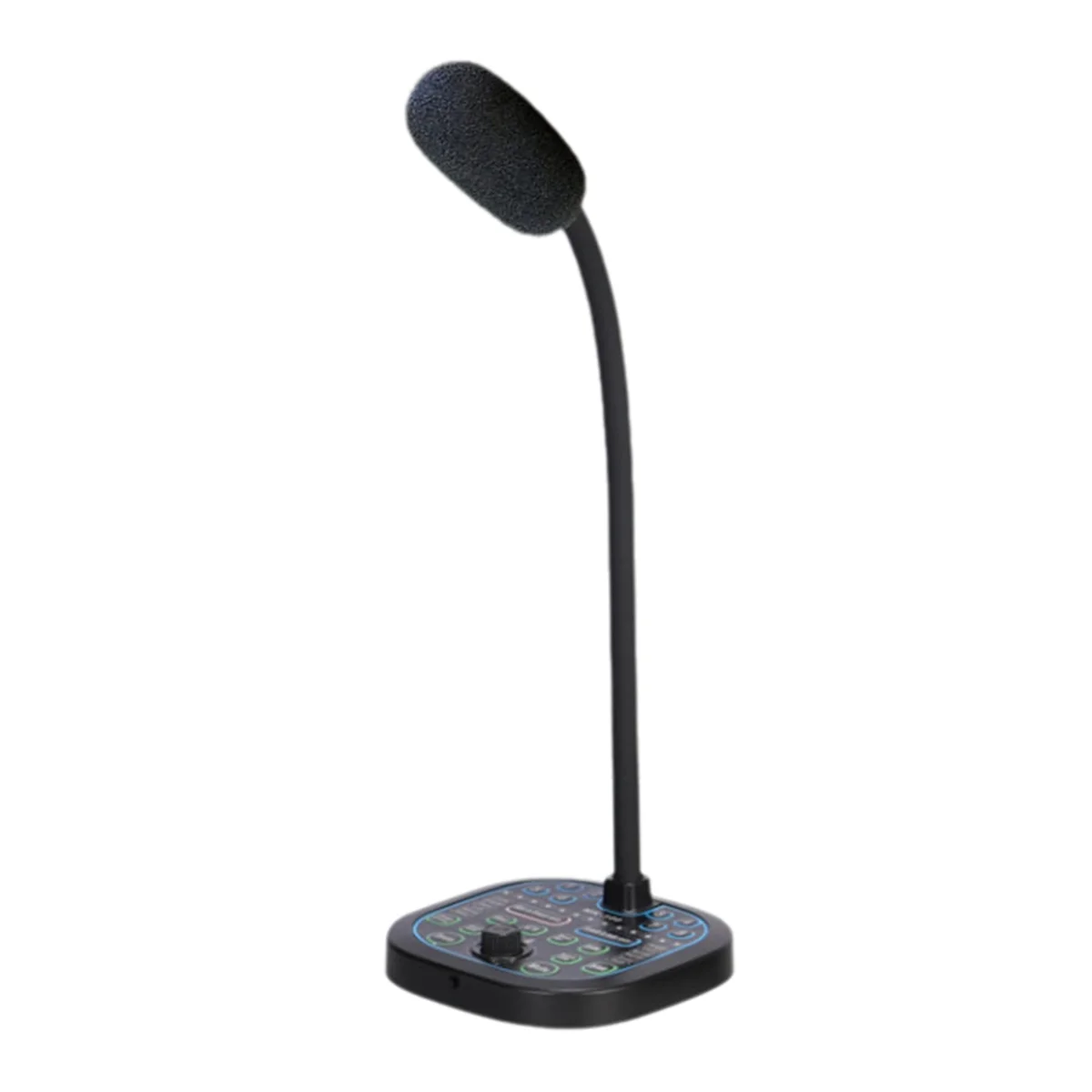 New MK100 Voice Changer,Live Voice Card Voice Changer, Handheld Microphone Voice Changer Sound Card Voice Changer