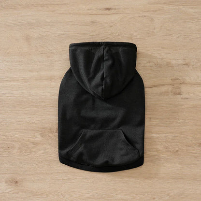 Autumn and Spring Pet Clothes Cute Little Medium Dog Hoodie Clothes Fashion Soft Casual Comfortable Black Cool Apparel Pets Fall