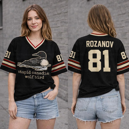 New Heated Rivalry Hockey Jersey Short Sleeve Tee Men's Women's Rozanov HOLLANDER T-shirt Unisex Tops