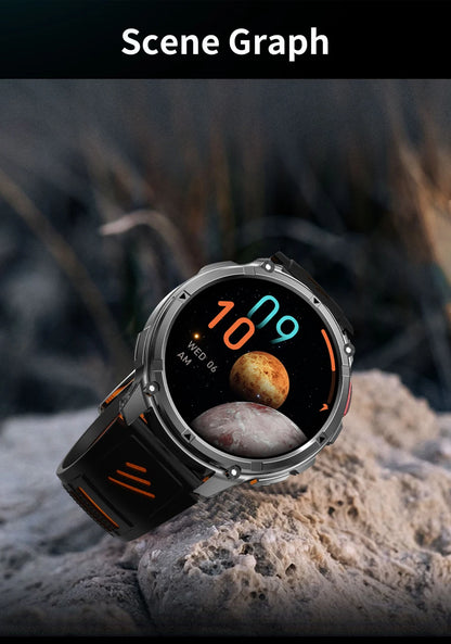 2026 New T-Rex3 Pro 1100mAh Battery Smart Watch GPS path 5ATM Waterproof Sports Run tracker Outdoors Compass Military Smartwatch