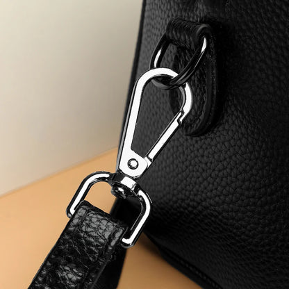 100% Genuine Leather Tote Bag Women Bags Designer Cowhide Luxury Handbags Ladies Shoulder Crossbody Bags Commuting Messenger Sac