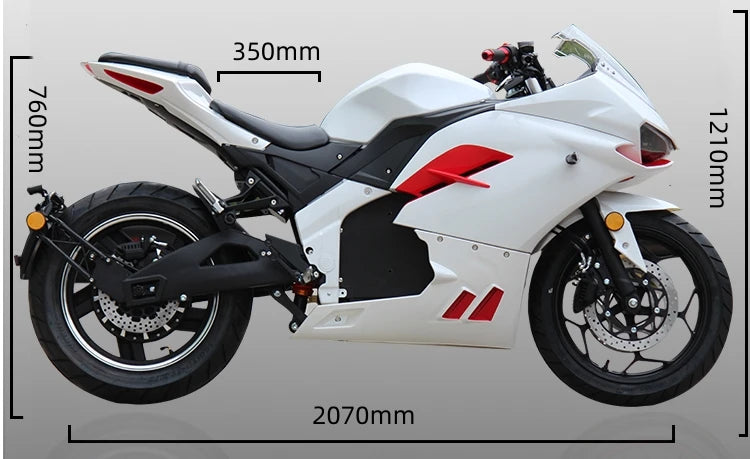 STLF Newest Style Sportbikes Cheap Price 2 Wheels High Range 60V/72V Adult Electric Scooter Motorcycles