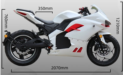 STLF Newest Style Sportbikes Cheap Price 2 Wheels High Range 60V/72V Adult Electric Scooter Motorcycles
