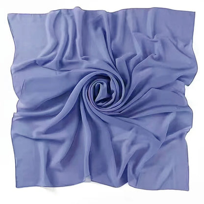 90*90CM Headwrap Heavy Chiffon Square Scarf Muslim Hijabs Women Underscarf Fashion Casual Plain Color Hijab