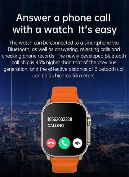 2026 Original T900 Ultra 2 Smart Watch 49mm Men Women Bluetooth Call Music Game Wireless Charging NFC Smartwatch For Android IOS