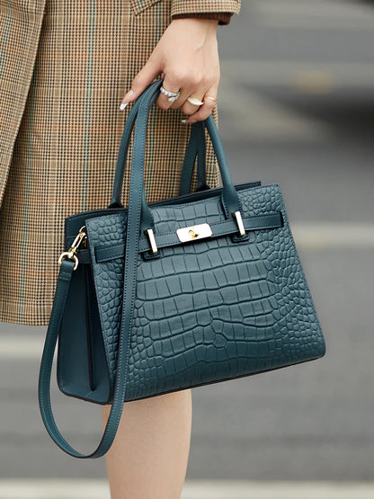 New Arrived ZOOLER Woman Genuine Leather Bag Real Skin Female Shoulder Bags for Business Ladies Top Handle Handbags Purse#wg383