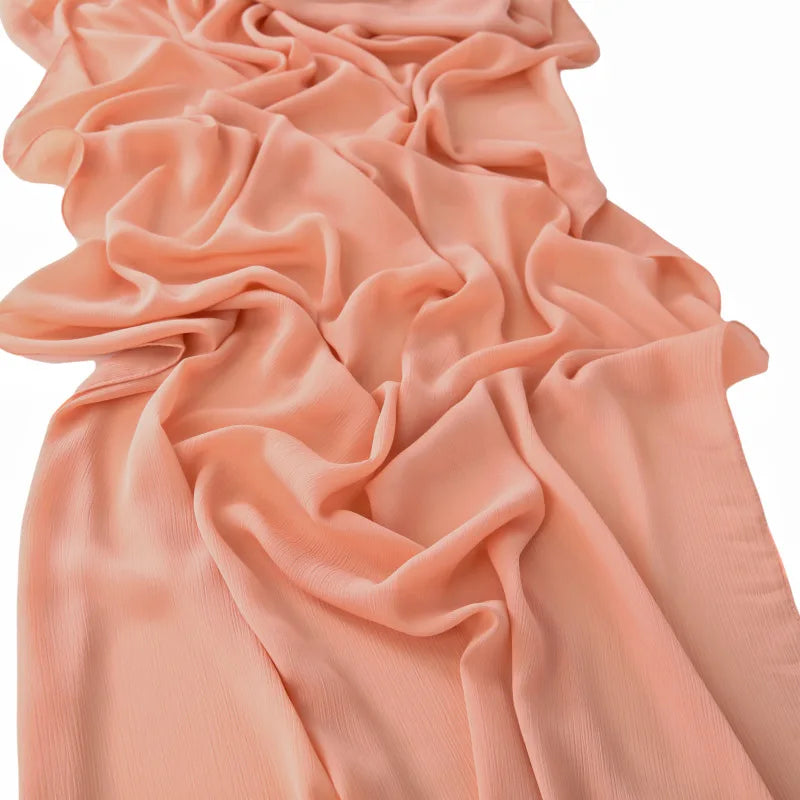 180*70CM Chiffon Hijabs For Woman Soft Long Turban Veil Scarves Muslim Hijab Shawls Islam Women Head Wraps Accessoires Ramadan
