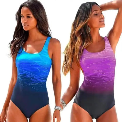 2026 New Print Sport One Piece Swimsuit For Women Cross Backless Swimwear Monokini Plus Size Bathing Suit Swimming Suit Bathers