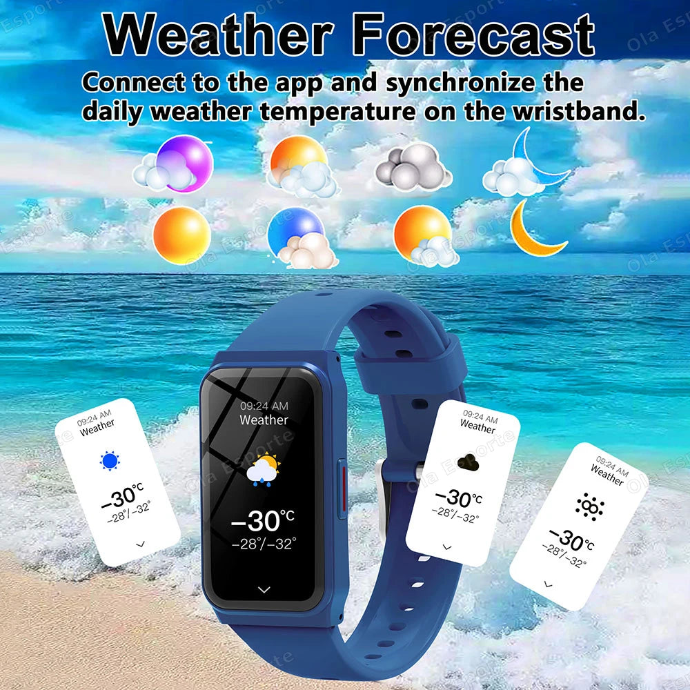 New Smart Watch Lightweight Health & Sleep Monitoring Multiple Sport Modes Music Control For Men Women Smartwatch Holiday Gifts