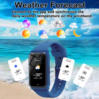 New Smart Watch Lightweight Health & Sleep Monitoring Multiple Sport Modes Music Control For Men Women Smartwatch Holiday Gifts