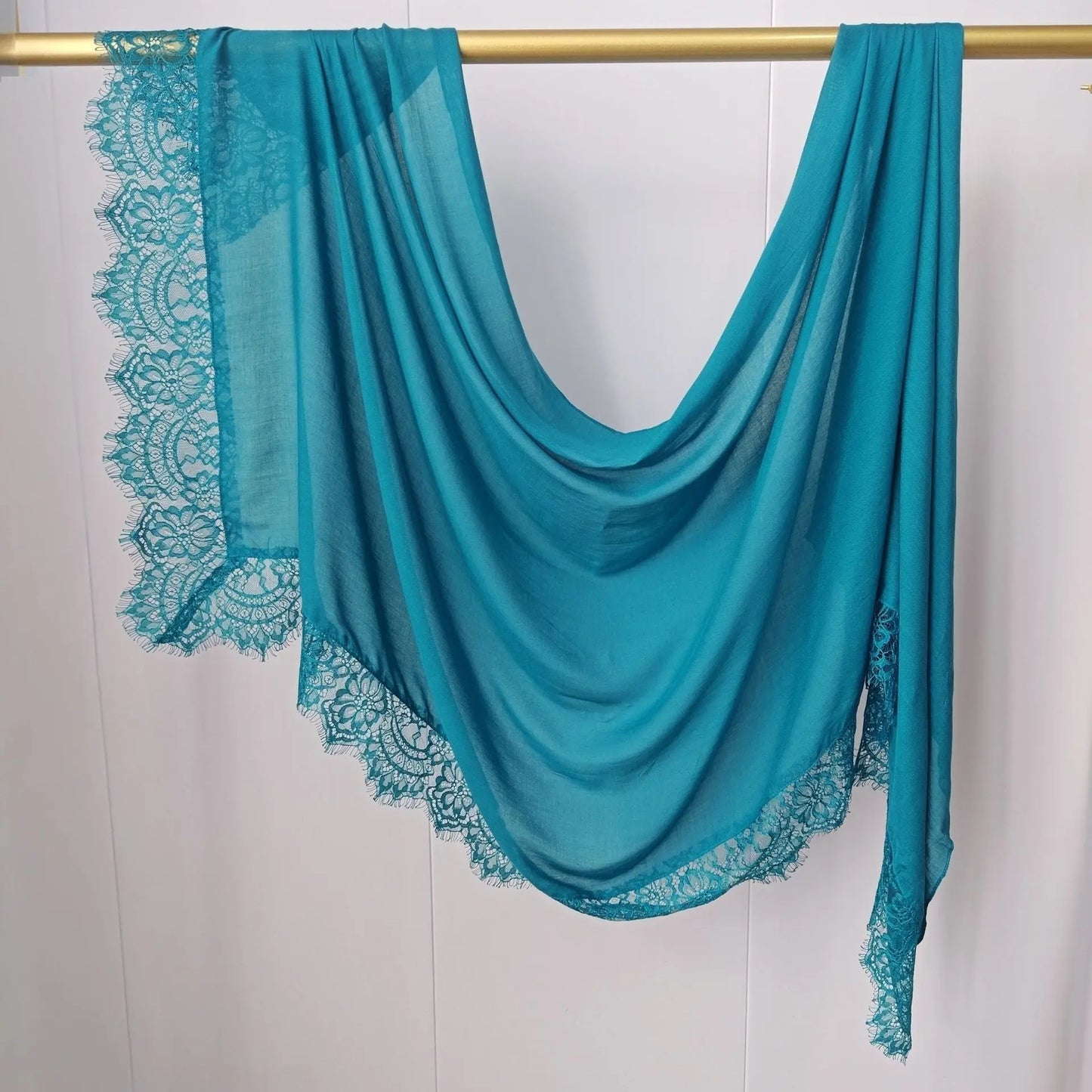 2026 New Rayon Cotton Modal Hijab Scarf Lace Splicing Turban Breathable Women Shawl Cotton Plain Scarf Headscarf Women Hijabs