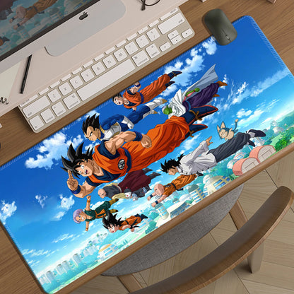 Cartoon Animation Seven Dragon Ball Mouse Pad Oversized Boy Two-dimensional E-sports Game Computer Keyboard Pad Student Desk Pad