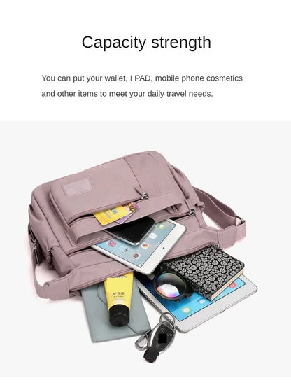 Fashion Shoulder Crossbody Bag for Women Messenger Bags Waterproof Nylon Ladies Handbag Tote Bags for Women Sac A Main Femme