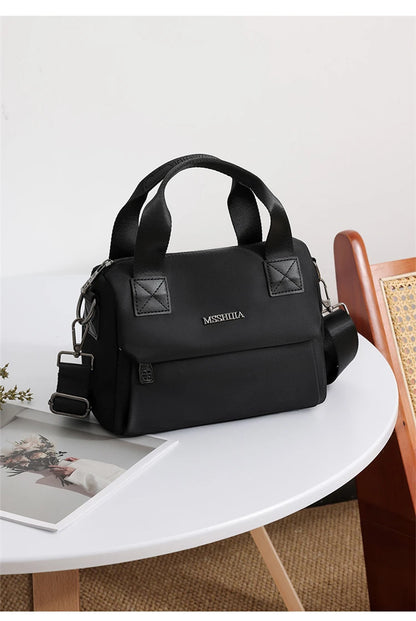 Ladies Lightweight Shoulder Bag Waterproof Nylon Handbag for Commuter Work Casual Crossbody Bags for Women Messenger Bag