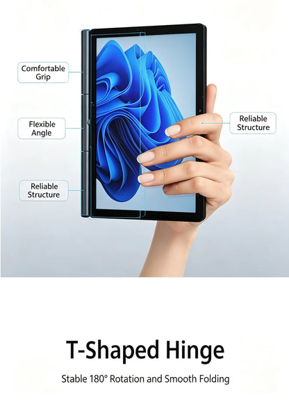 10'' 2 in 1 Tablet Laptop Intel N150 Win11 Touch Screen FHD IPS 32GB DDR4 M.2 SATA NVMe SSD Support Stylus Pen Face Recognition