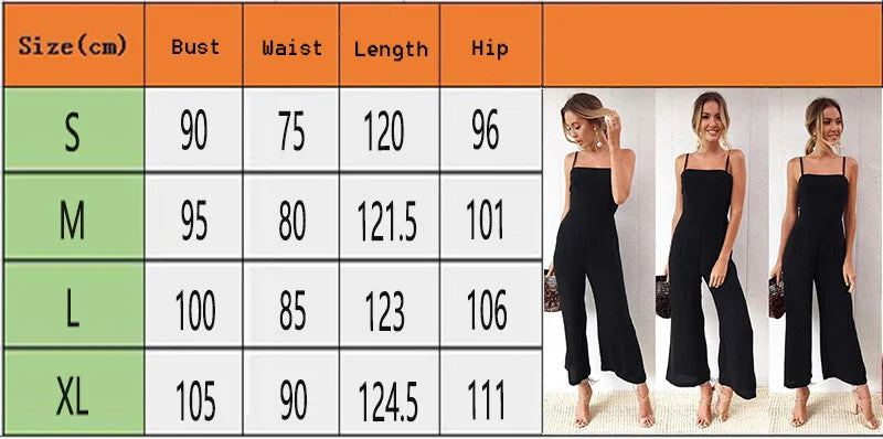 Woman Sleeveless Bib Dungarees Jumpsuits Autumn Casual Loose Solid Overalls for Women Female Spaghetti Strap Wide Leg Jumpsuit