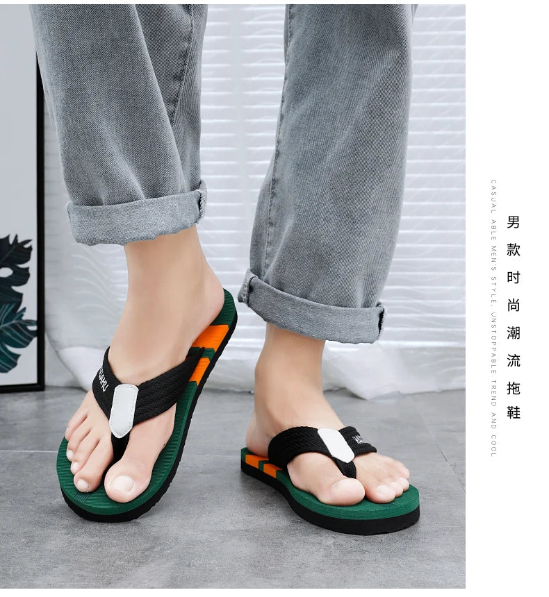 Men's Summer Flip Flops EVA Non Slip Slippers Soft High Quality Sandals Beach Indoor Slides Ultralight Fashion Orginal Shoes