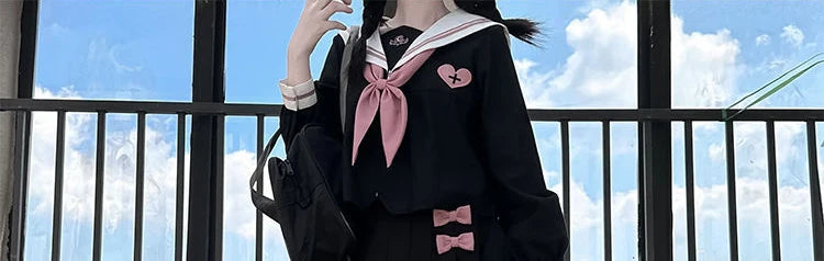 JK Korean uniform suit Japanese student pleated skirt college style school outfits women Sailor outfit cosplay uniform japanese