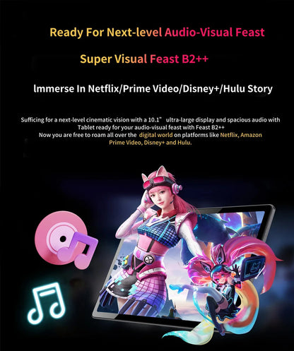 Global Version BDF G10 Android13 Tablet 10.1 Inch 8GB/128GB Tablets Octa Core 3G 4G Lte WiFi Bluetooth